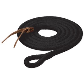 Weaver Leather Pima Cotton Lead, Black , 5/8" x 10'