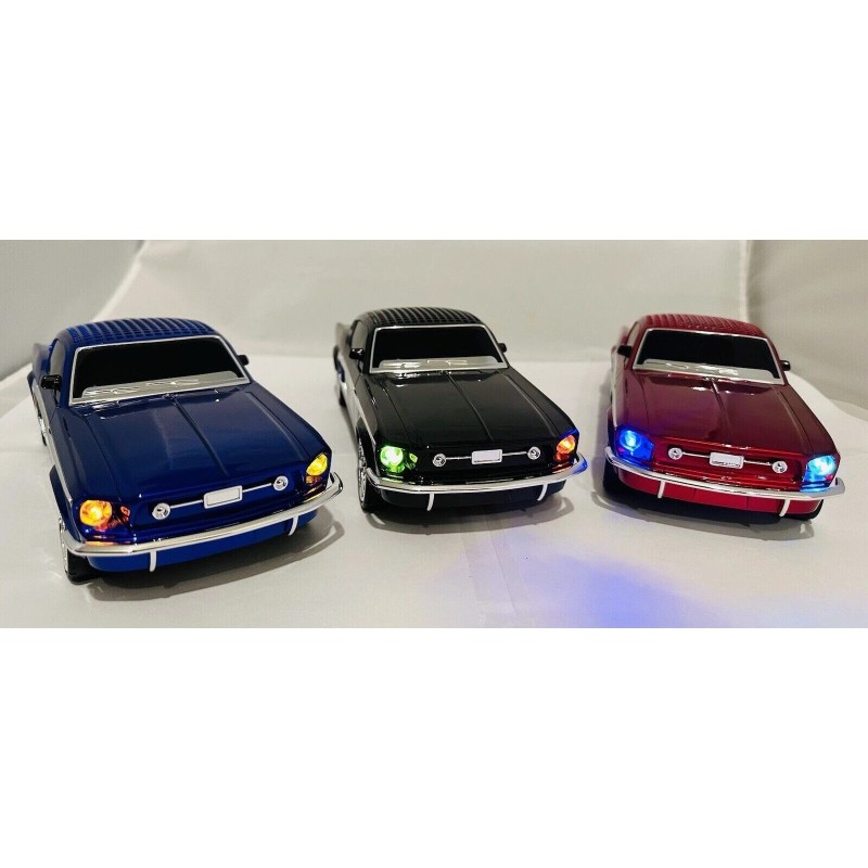 Hooked Ford Mustang 1967 Black Speaker BT Indoor/Outdoor Portable USB