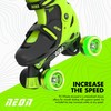 Yvolution Neon Combo Skates | 2-1 Quad and Inline Skates