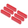 sourcing map 6pcs Plastic Hex Shank Screwdriver Bit Holder Organizer