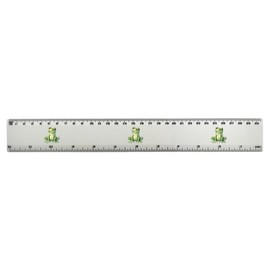'Happy Frog' 30cm (12 Inch) White Plastic Ruler (RL00087304)
