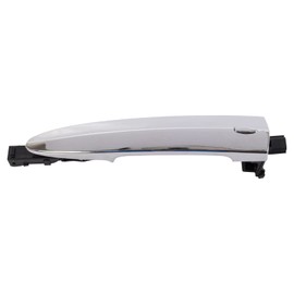 TRQ Exterior Door Handle Chrome Compatible with 2011-2017 Nissan LEAF 2009-2014 Maxima Murano 2013-2019 Sentra