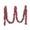 Simply Products 4M Chunky/Fine Cut Christmas Tinsel Garland Decoration (Red