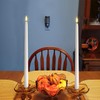 Homemory 15 inches Real Wax Flameless Taper Candles with Remote