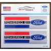 Powered By Ford vinyl decals in/out door with Air Release