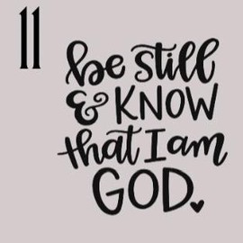 Christian Wood Bead Rearview Mirror Car Charm- Christian car accessories:_11 Be still_Mesa Pink_Clear