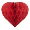 Pack of 3 Valentines Decoration Heart Shaped Paper Honeycomb Birthday