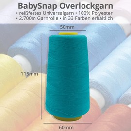 Baby Snap Overlock Yarn 4 x 2700 m (Dark Red)