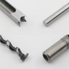 Rowiz 3pcs Woodworking Square Hole Drill Bits Mortising Chisel Set,