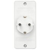 Hama Socket Adaptor 3 Gang 2 Euro, 1 Protective Contact,