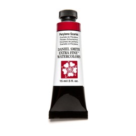 DANIEL SMITH Extra Fine Watercolor Paint, 15ml Tube, Perylene Scarlet, 284600076