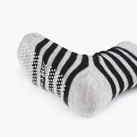 YANWANG 12 Pairs Toddler Boys Non-Slip Socks Cute Cotton with Handles Baby Boys Girls Non-Slip Socks, 3# Star