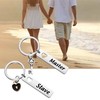 BAUNA Couple Gifts for Boyfriend and Girlfriend Master Slave Keychain