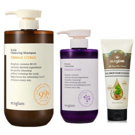 Eco Glam Volume Shampoo Citrus + Treatment + Essence BNS / 에코글램 볼륨 샴푸 시트러스 + 트리트먼트 + 에센스 BNS