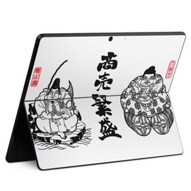 Surface Pro 11 (2024) / Pro10(for Business) / Pro9 (2022) Common Compatible Back, Protective Design, Skin Seal, Compatible with Pro8 / ProX, Popular 012957, Seven Lucky Gods, Deity, Business