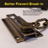 Security Door Lock Chain Heavy-Duty, Long Chain & Solid Brass