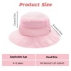 YAMEIZE Baby Kids Bucket Sun Hat - Wide Brim Mesh