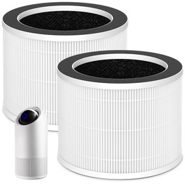 FMDZFL 2 Pack Replacement Filter for Sterra Moon Air Purifier, 3-in-1 True HEPA-13 Filtration System for Pet Hair, Odors, Smoke, Dust