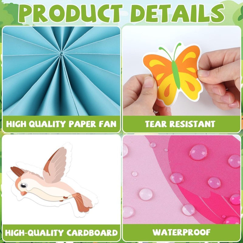 Spring Bulletin Board Classroom Decorations 3D Spring Butterfly Flower Bulletin