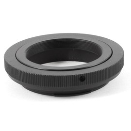 sourcing map Black T2 T Mount Lens Adapter Ring for Canon EOS SLR DSLR Camera Body