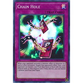 Yu-Gi-Oh! - Chain Hole - DANE-EN077 - Super Rare - 1st Edition - Dark Neostorm