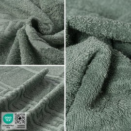 nice homeit Set of 12 Mini Hand Towels 30x30cm - 100% Ring Spun Cotton Face & Guest Towels - Hand Baby Makeup Kitchen Home Travel Lightweight Soft Absorbent