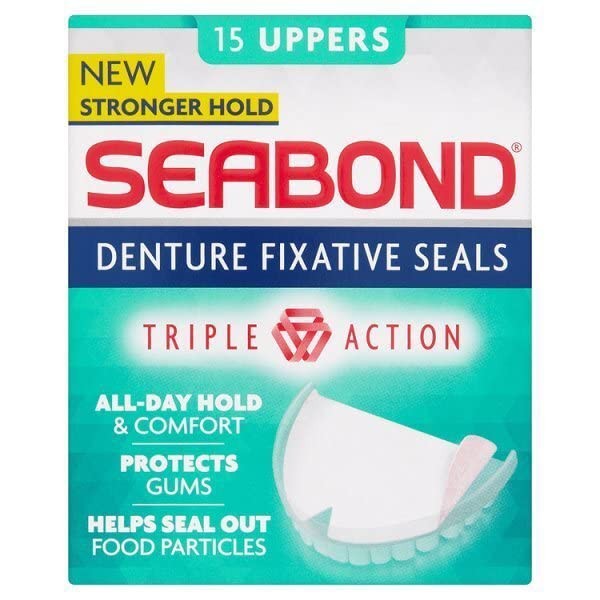 Seabond Denture Fixative Seals, 15 pieces