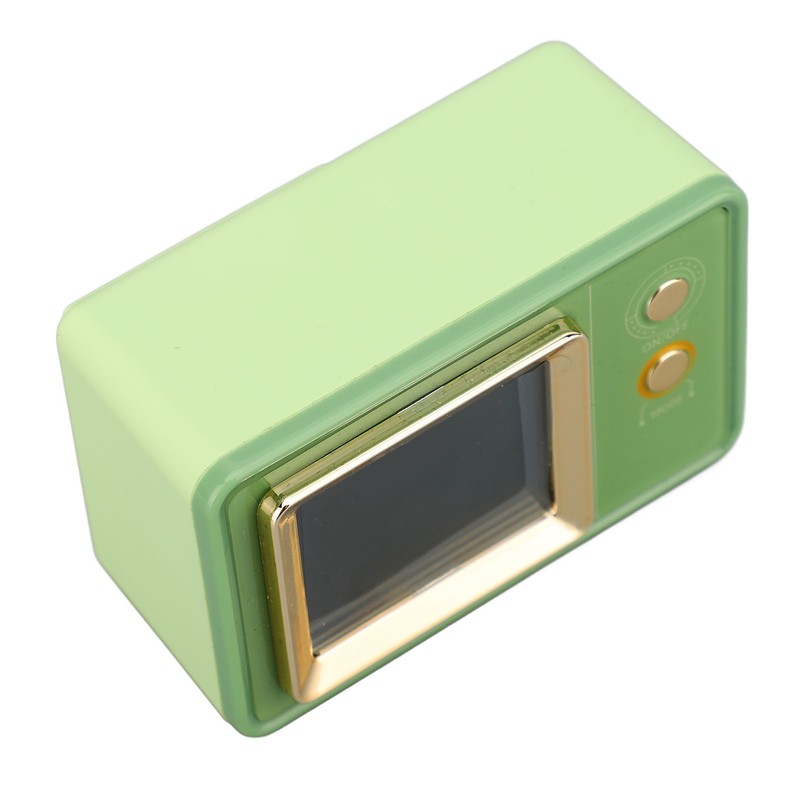 Retro Speaker TV Shaped Multifunctional Fashionable Time Speaker for Home
