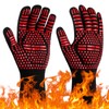Flintronic Barbecue Gloves, Heat Resistant with 800°C, Fireproof Gloves, Baking