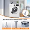 LEYURISE 4 Pack Washing Machine Leveling Legs Galvanized Rust Resistant