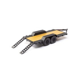 Axial SCX24 Flat Bed Vehicle Trailer w/LED Taillights 1:24 RTR RC Car, G-AXI00009