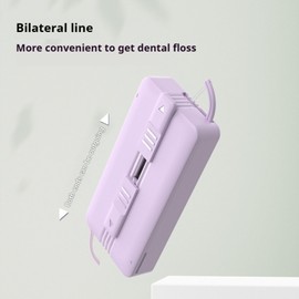 HUEYTON Estuche Portátil De Viaje Para Hilo Dental, Dispensador Reutilizable Con Sabor A Menta, Palillos De Limpieza Potentes, Perfecto Para Cenas, Citas Y Viajes (10 Palillos Por Caja)