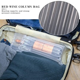 PHIEZC Pack of 10 inflatable bags, inflatable packaging, air column bags, air bubble bags, with free reusable air pump, to protect fragile items