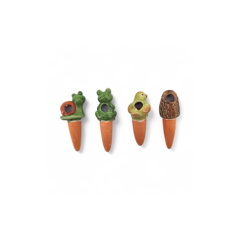 DARO DEKO Animal Watering Cone, Frog, Bird, Snail, Hedgehog, 15