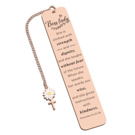 Boss Lady Gifts for Women Faith Gifts for Women Bookmark Boss Lady Boss Birthday Religious Inspirational Office Gifts Boss Appreciation Keepsake for Female Leader Christmas Thanksgiving Gifts for Her