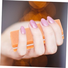 Ipetboom 50pcs Professional Nail Art Tool Sponge Head Nail Files Mini Buffing Blocks