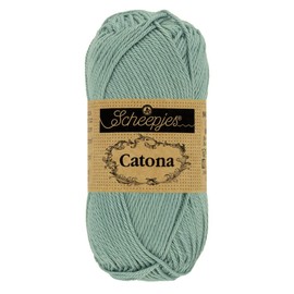 Scheepjes - Scheepjes 528 Silver Blue Catona Yarn - 1x50g