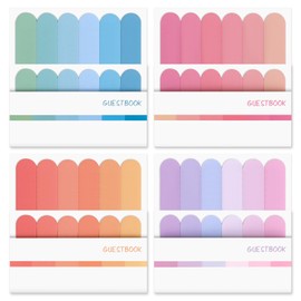 960 Sheets of Sticky Notes Tabs - Book Tabs Note - Sticky Notes Sticky Notes - Sticky Strips Markers Tabs Coloured for Books, Paper, Notes, File Folders (8 Pads)