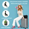 Travel Pillow, Refillable, Space Saving Neck Pillow for Suitcase Travel