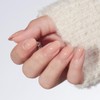 modelones Kit de uñas postizas semitransparentes ovaladas con pegamento, adhesivos,