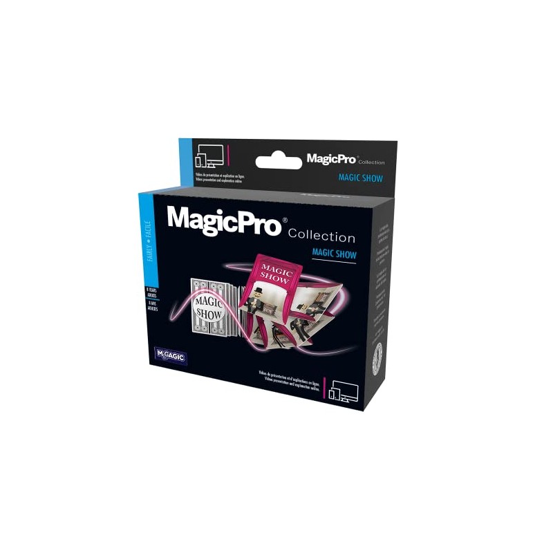Megagic 519 Magic Show with Tuto Code Magicpro Collection, Black,
