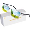 Golf Sunglasses for Men Polarized Lenses for Green Reading, UV400,