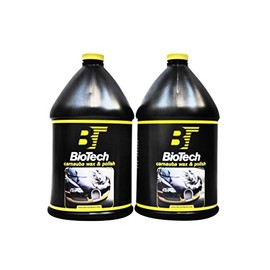 BioTech Carnauba Wax & Polish, Carnauba Wax, Cream Wax, Polish Wax, Cleaning Wax, Long Term Protection, Thick Wax 128 oz (2)