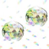 Clear Cut Crystal Suncatcher Ball Prisms Glass Sphere Faceted Gazing