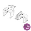 Sanwa Supply ADT-RJ45SOS-10CL RJ-45 Plug SOS (10 Pieces, Clear)