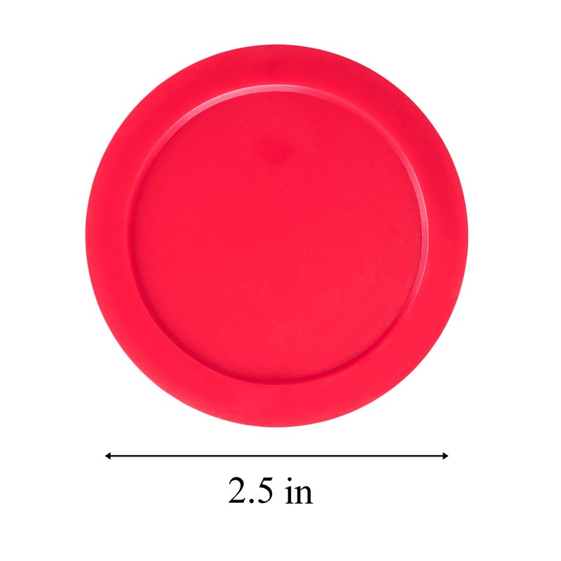 Super Z Outlet Home Air Hockey Red Replacement 2.5" Pucks