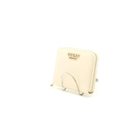 GUESS Laurel SLG Small Zip Around Wallet S Bone, Bone