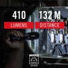 COAST HX5 410 Lumen LED Flashlight, Pure Beam Focusing, Slide