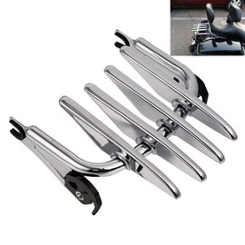 TCMT Adjustable Detachable Motorcycles Chrome Luggage Rack Fits for Harley Road King Electra Glide Street Road Glide 2009-2022