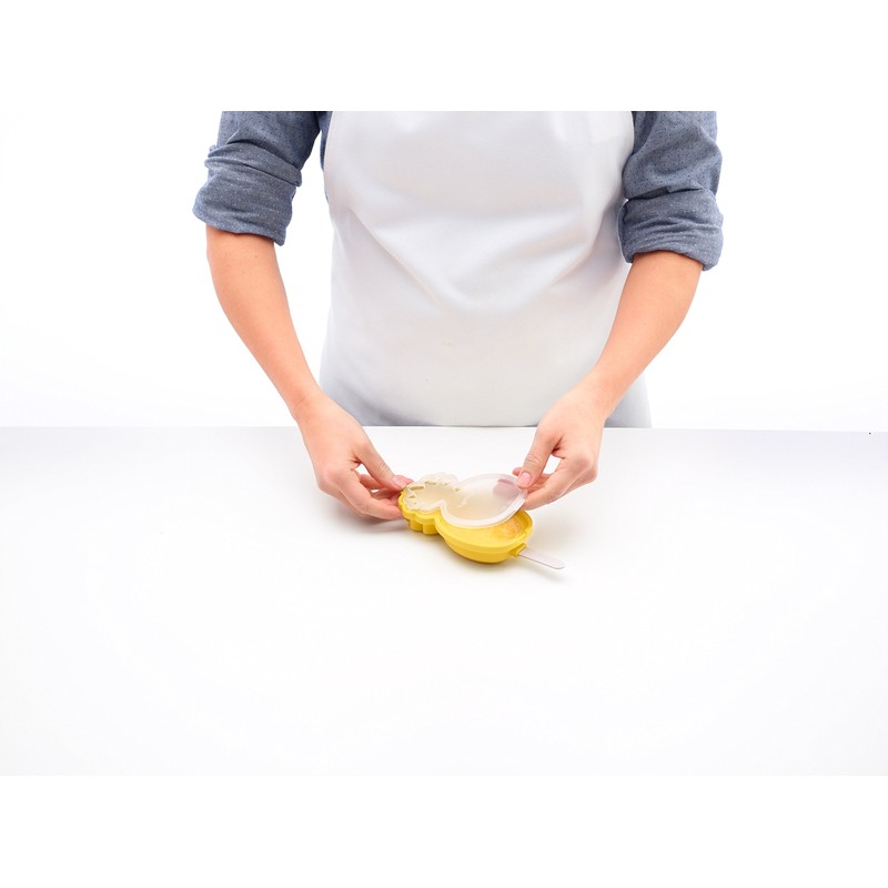 Lekue Pineapple Ice Cream Pop Mold (1 Unit), Yellow